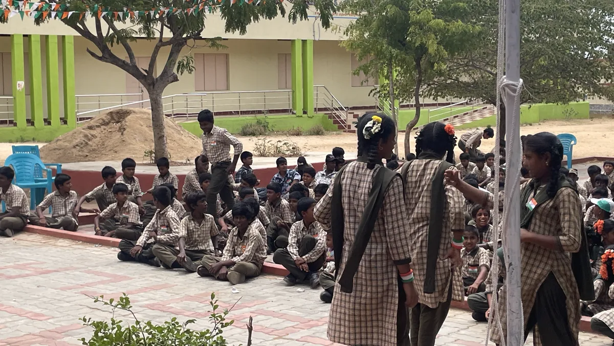 Independence Day event at Zilla Parishad High School, Nellipatla – 15 August 2026 (Photo 4)